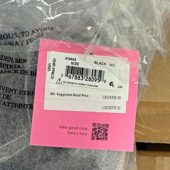 kate spade new york Carlyle Leather Medium Shoulder Bag - Black - Picture 8 of 8